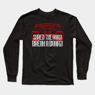 Skateboard Shading Art Long Sleeve T-Shirt